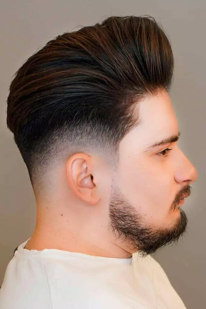 High-Lo Fade + Surgical Line + Long Fringe