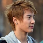 handsome Asian mens hairstyle