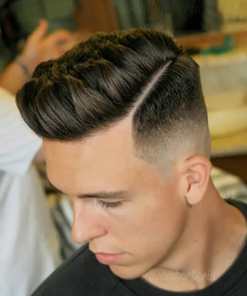 Fade with Side Part