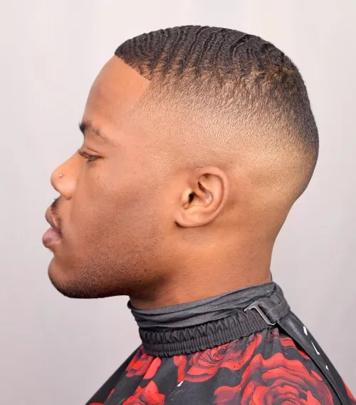 Skin Fade with Waves