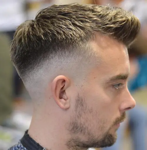 High Skin Fade with Spiked Hair