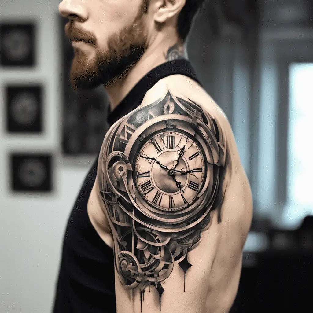 Clock-Tattoo-1-Nfashiontrend