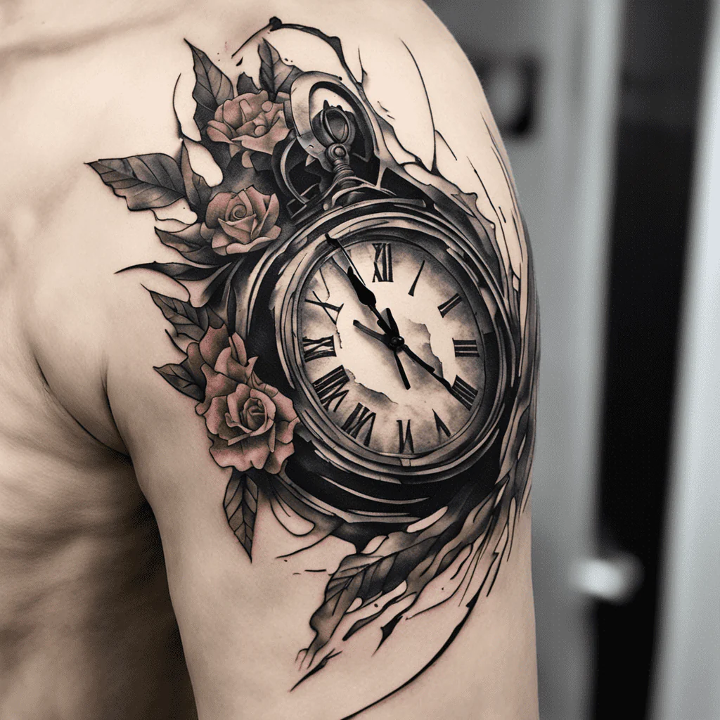 Clock-Tattoo-35-Nfashiontrend