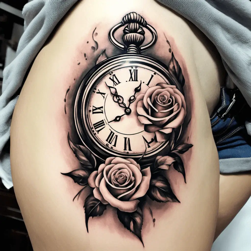 Clock-Tattoo-42-Nfashiontrend