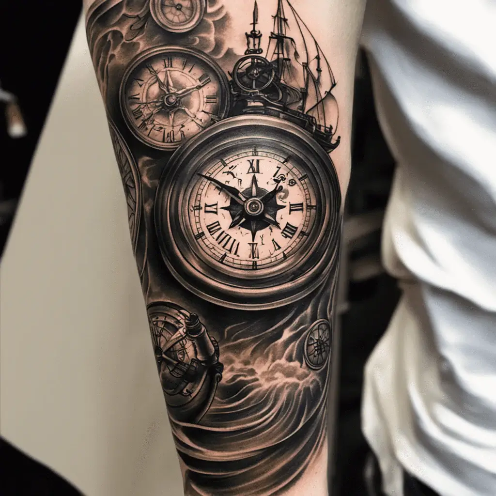 Clock-Tattoo-43-Nfashiontrend