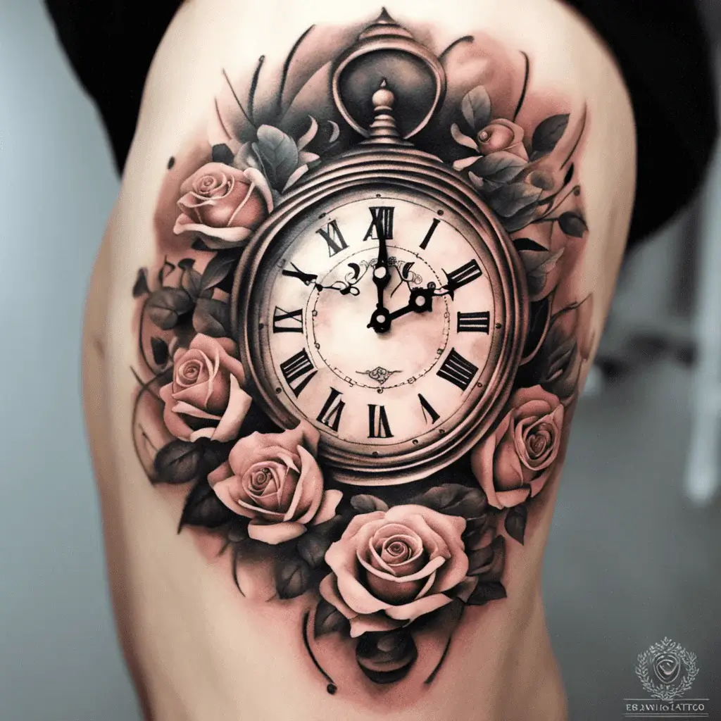 Clock-Tattoo-55-Nfashiontrend