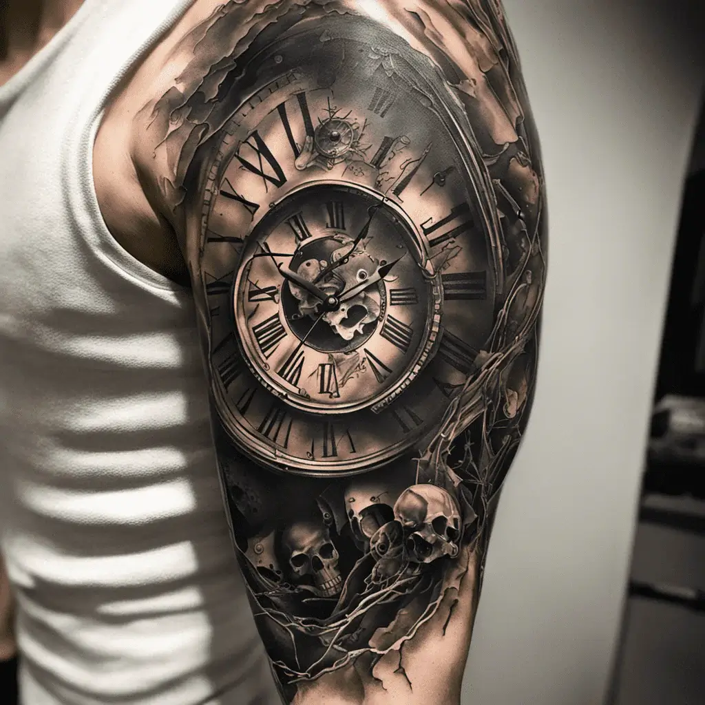 Clock-Tattoo-66-Nfashiontrend