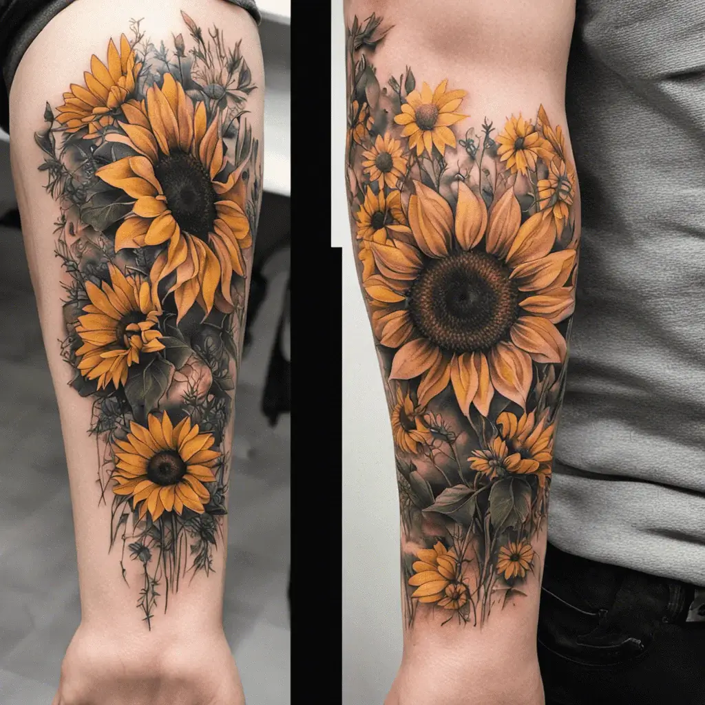 Sunflower-Tattoo-18-Nfashiontrend