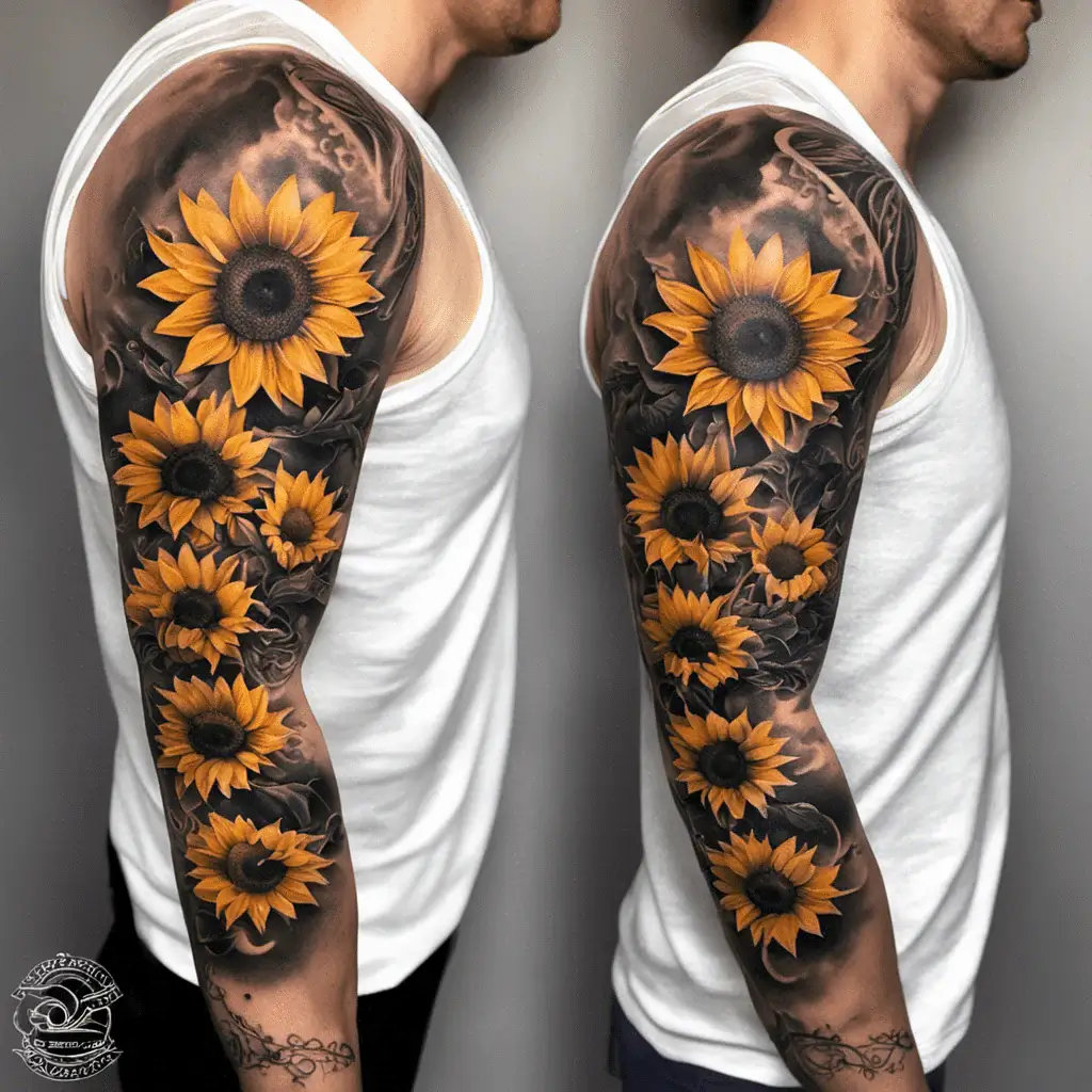 Sunflower-Tattoo-22-Nfashiontrend