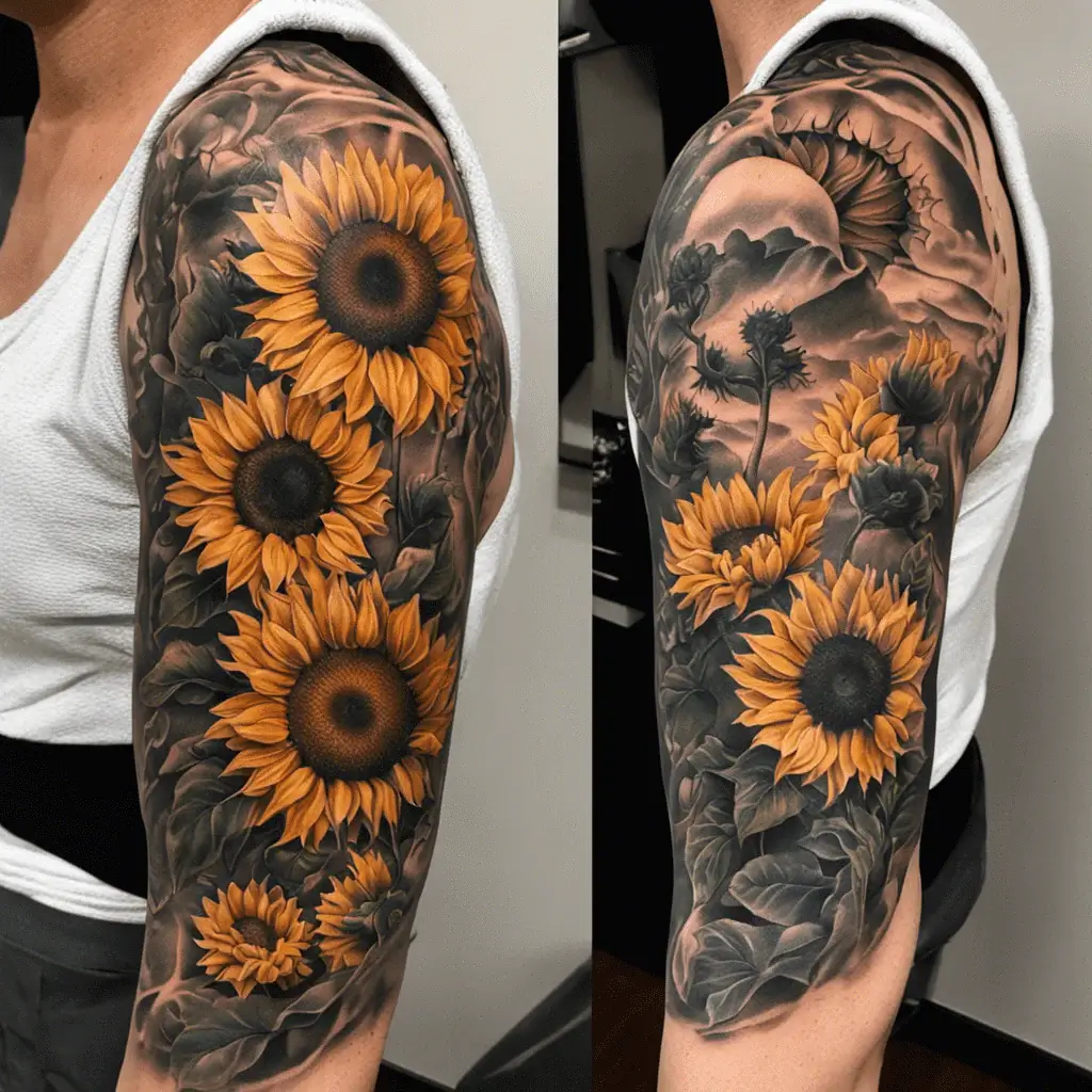 Sunflower-Tattoo-25-Nfashiontrend