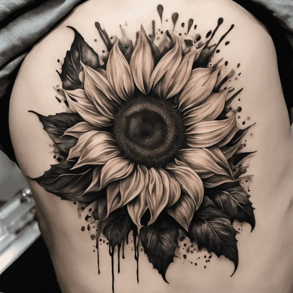 Sunflower-Tattoo-26-Nfashiontrend