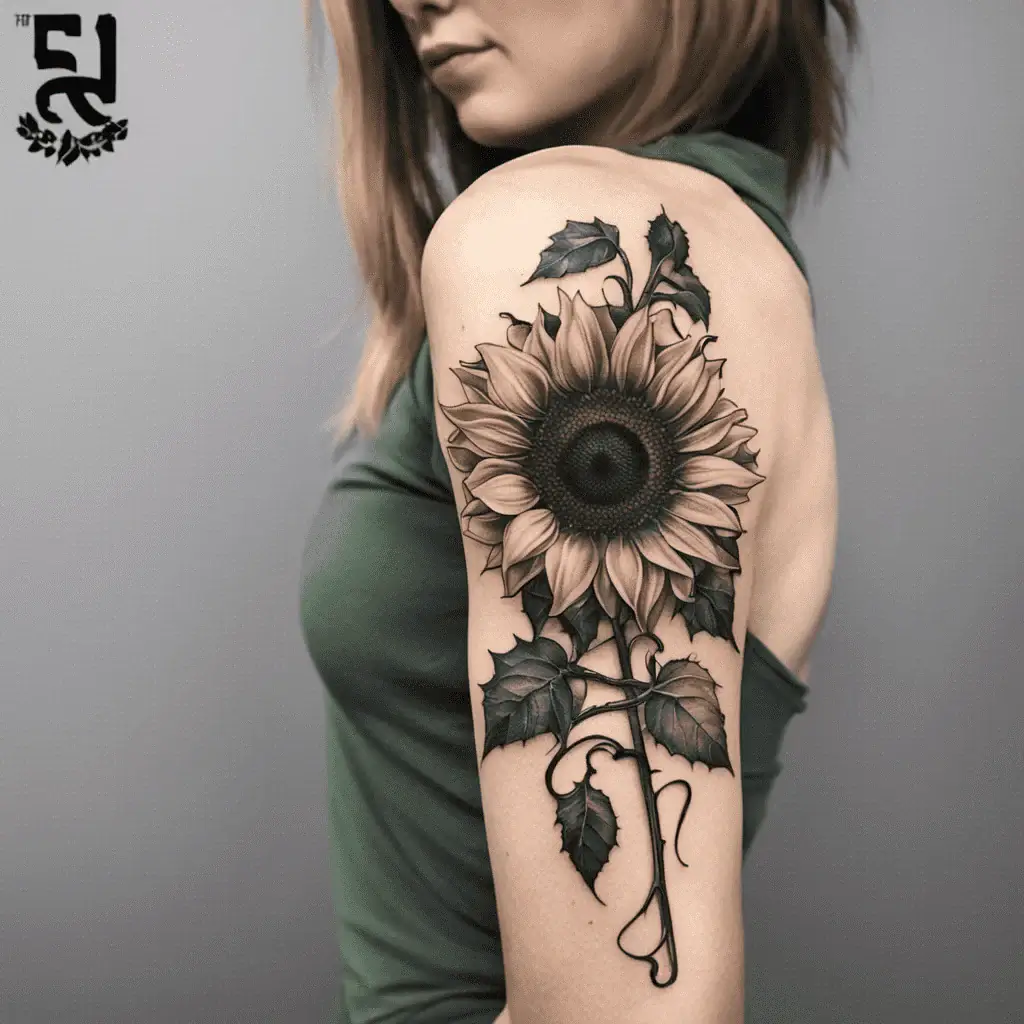 Sunflower-Tattoo-3-Nfashiontrend