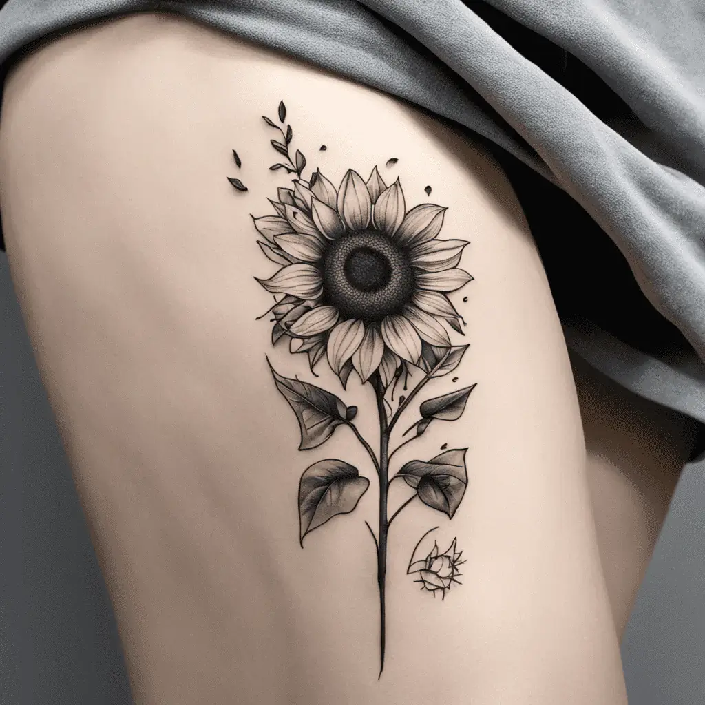 Sunflower-Tattoo-32-Nfashiontrend