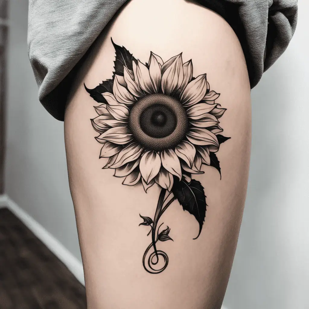 Sunflower-Tattoo-33-Nfashiontrend