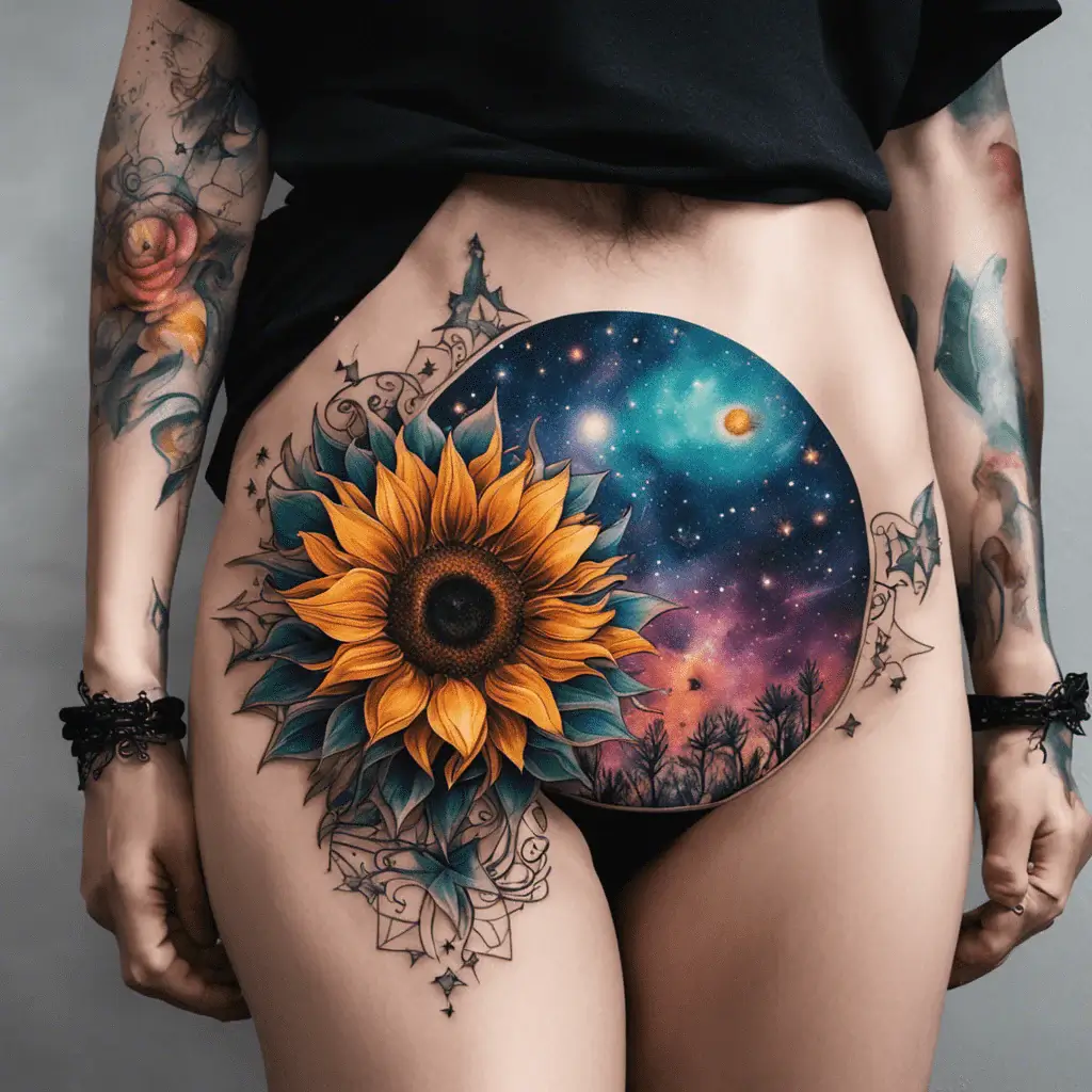 Sunflower-Tattoo-4-Nfashiontrend