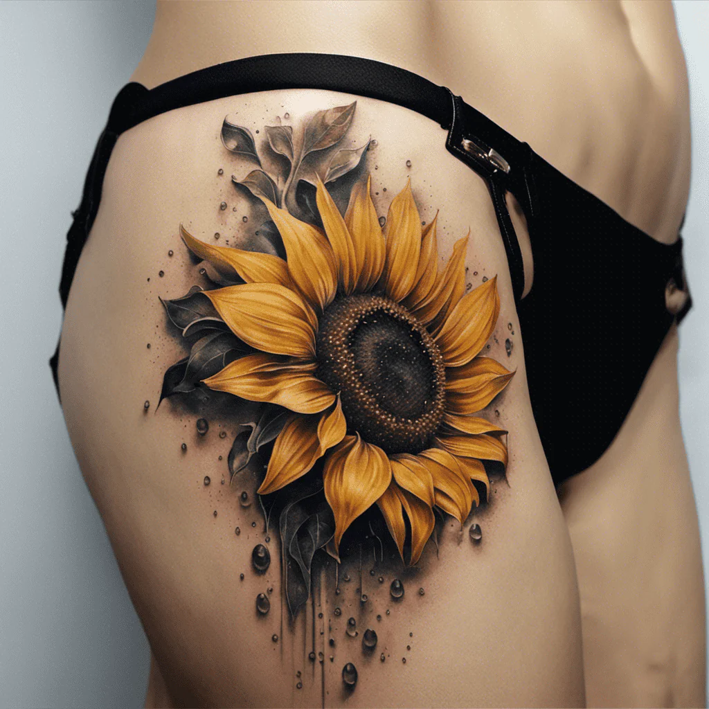 Sunflower-Tattoo-57-Nfashiontrend