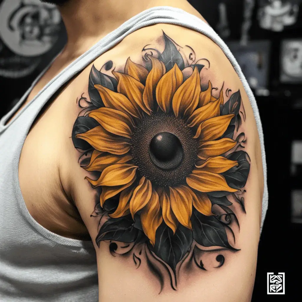 Sunflower-Tattoo-60-Nfashiontrend