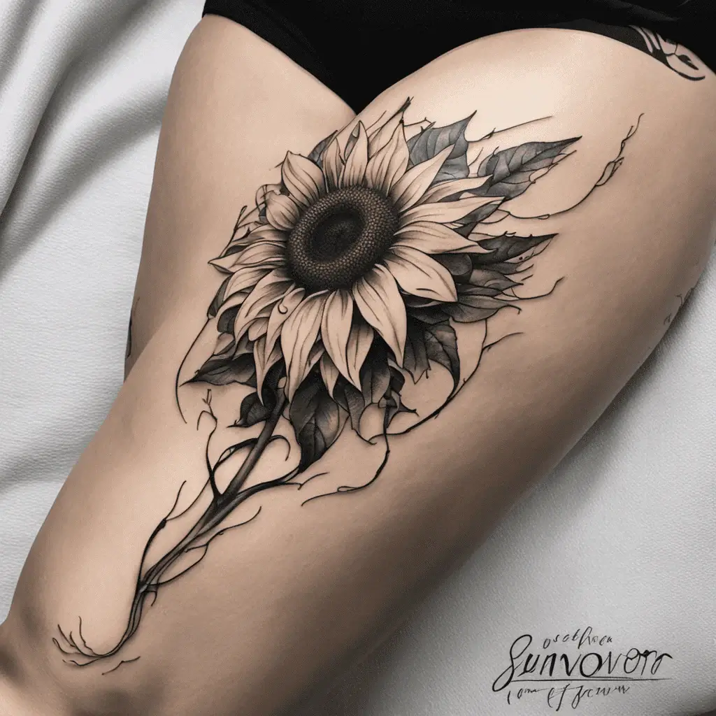 Sunflower-Tattoo-67-Nfashiontrend