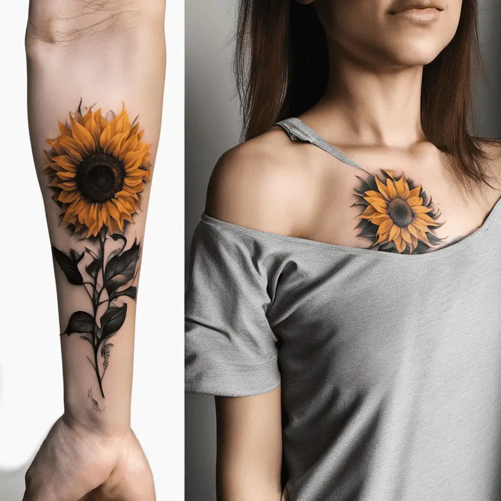 Sunflower-Tattoo-71-Nfashiontrend