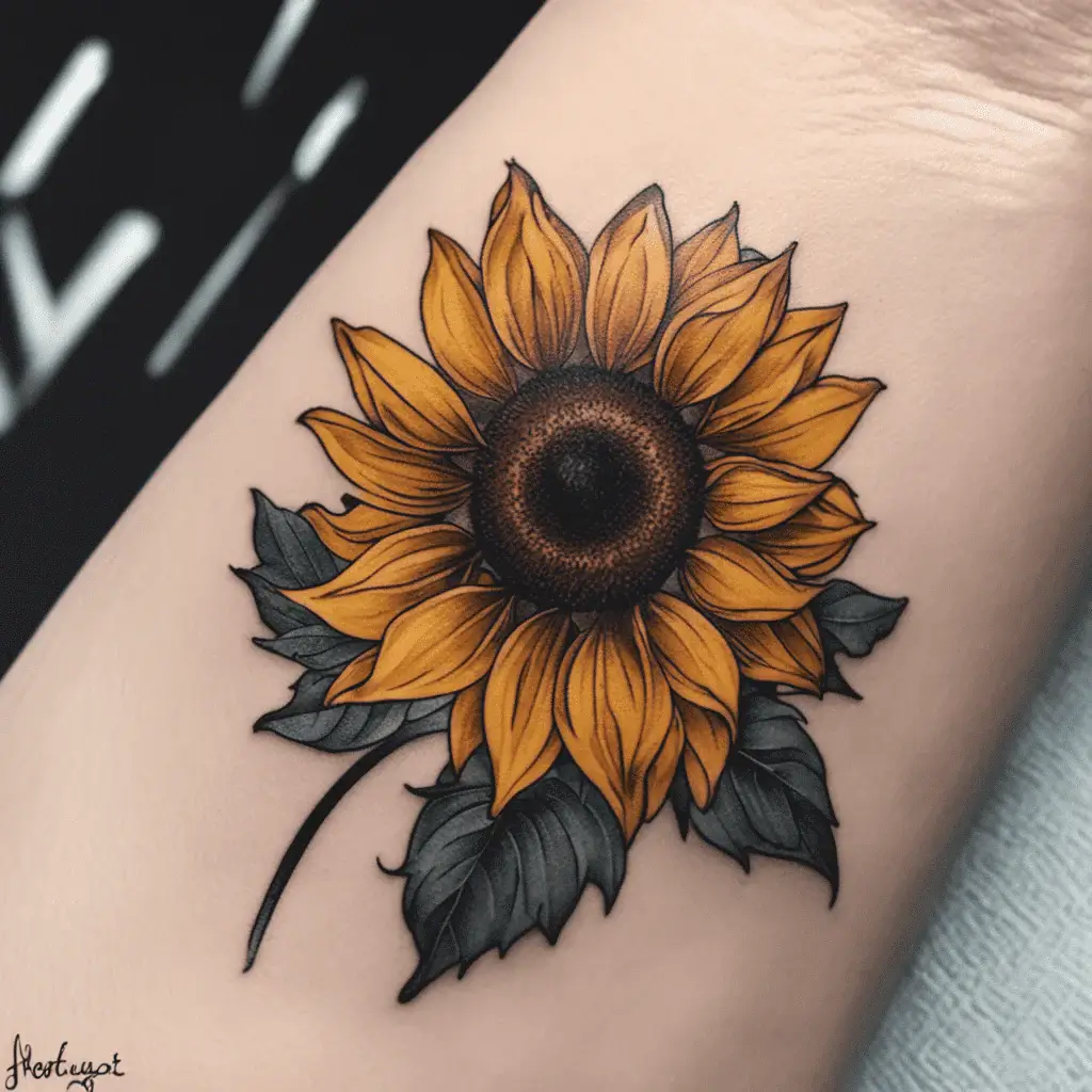 Sunflower-Tattoo-72-Nfashiontrend