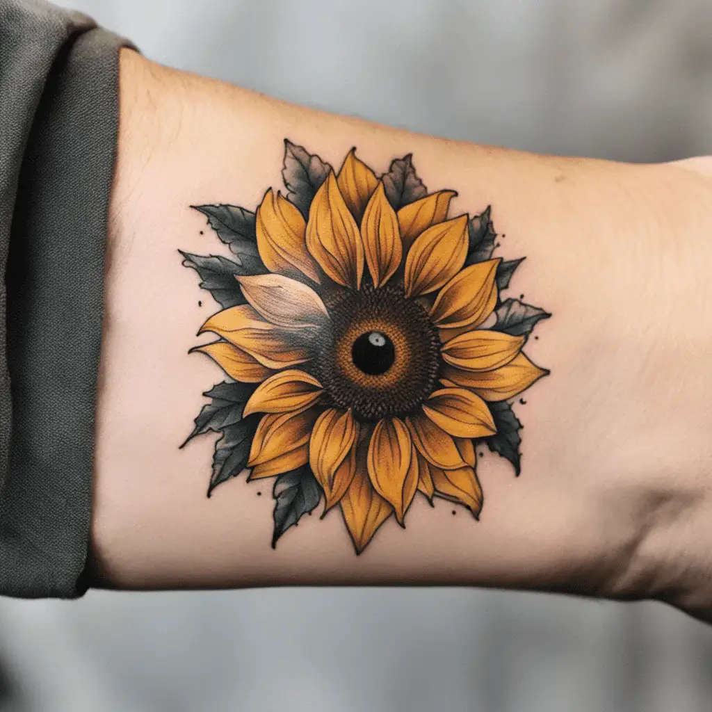 Sunflower-Tattoo-77-Nfashiontrend