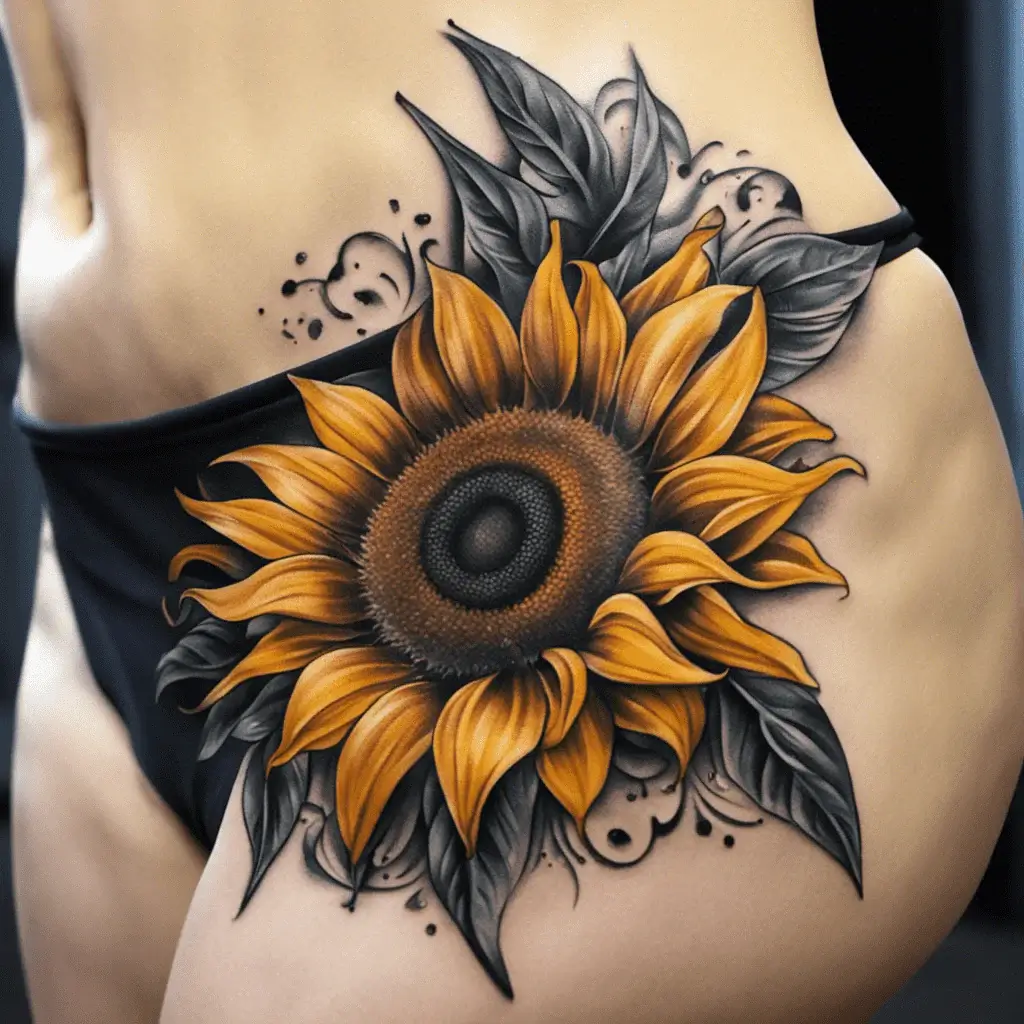 Sunflower-Tattoo-82-Nfashiontrend