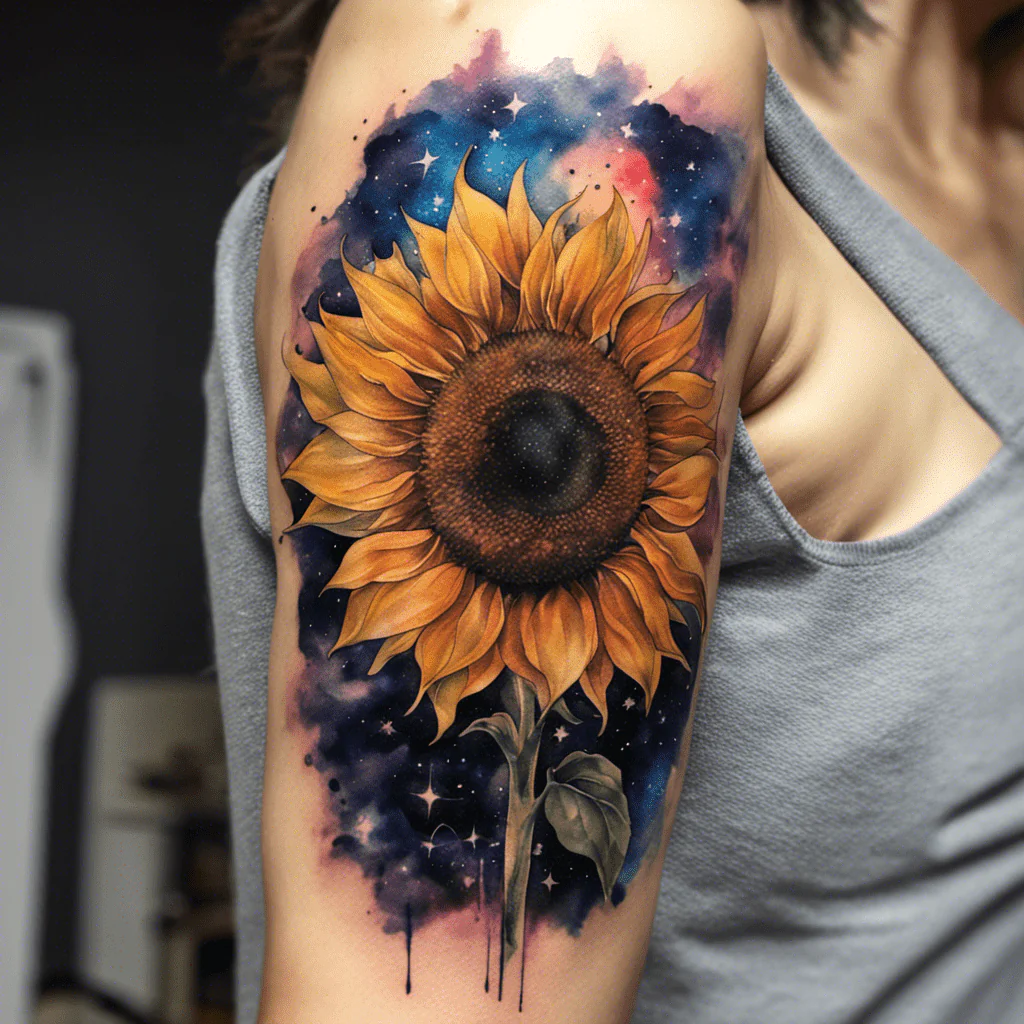 Sunflower-Tattoo-87-Nfashiontrend