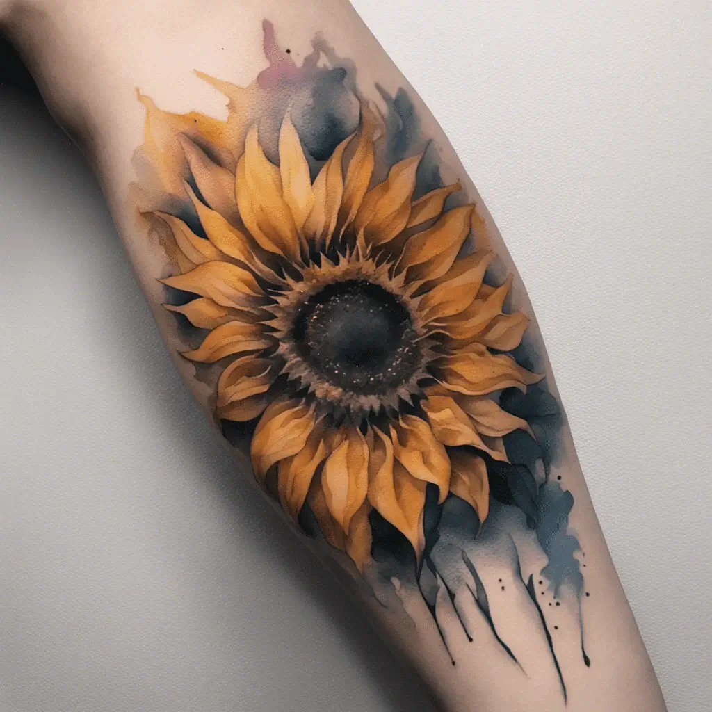 Sunflower-Tattoo-89-Nfashiontrend