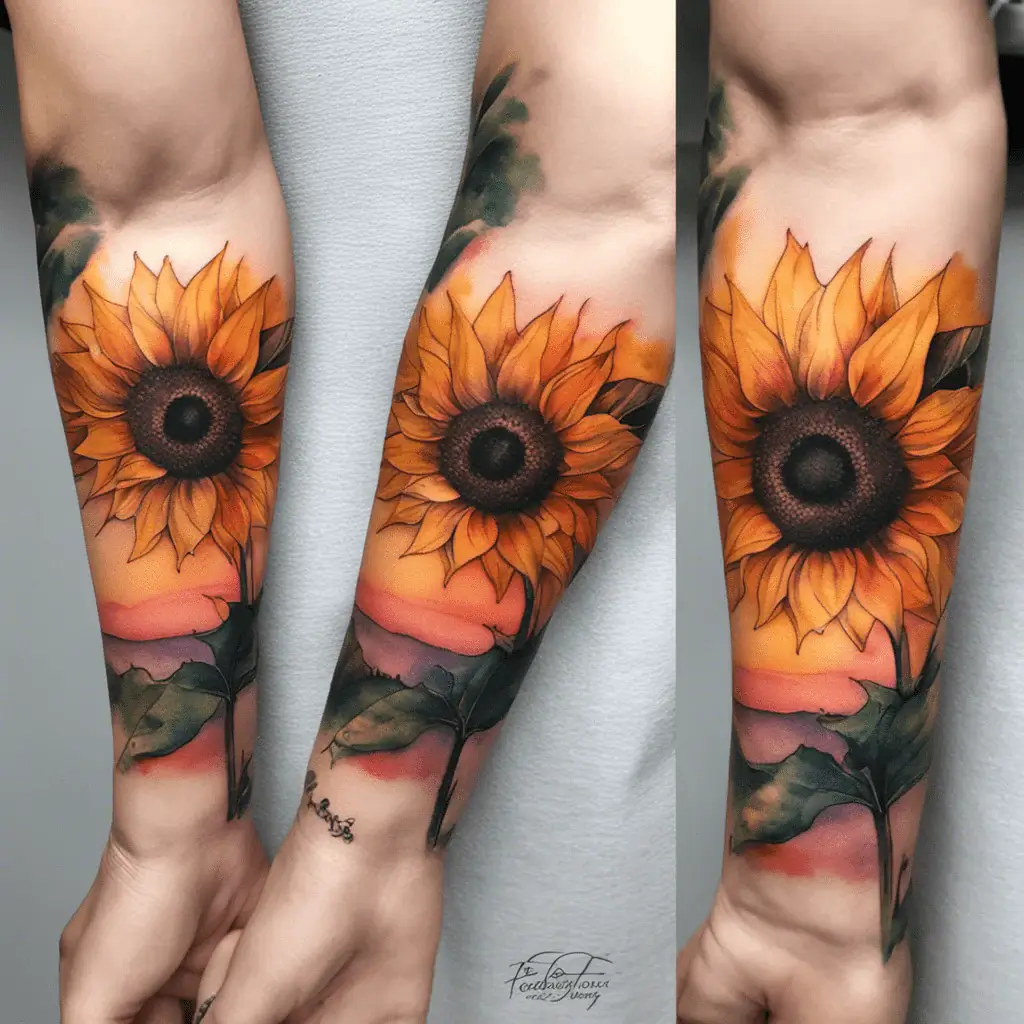 Sunflower-Tattoo-92-Nfashiontrend